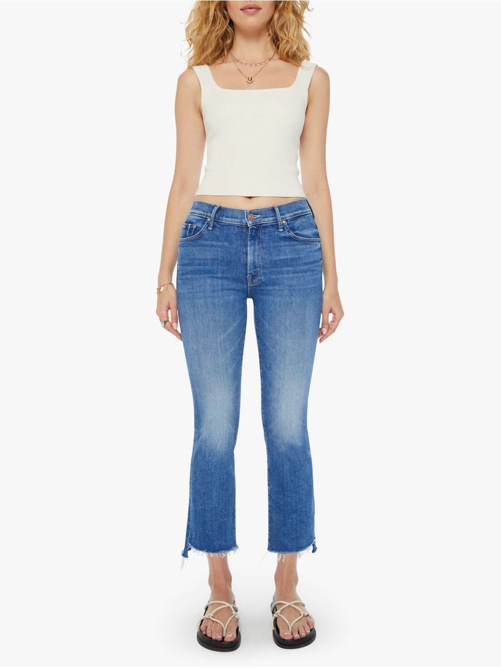 Mother the insider crop jeans